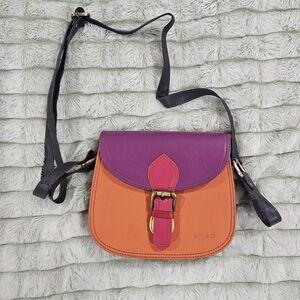 Purple and Orange Women's Bag